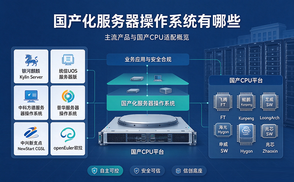 国产化服务器操作系统有哪些